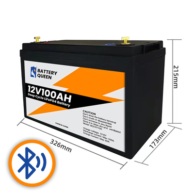 Baterai Lifepo4 12V100AH ​​yang dapat diisi ulang Baterai Solar Lithium Iron Phosphate