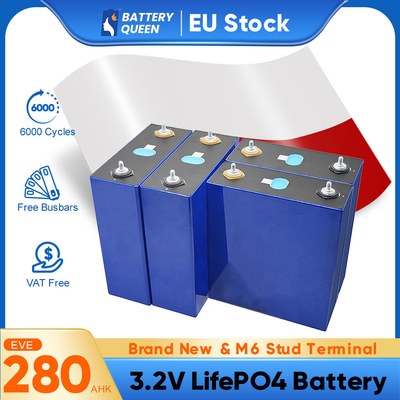 EU PL CN USA DDP Lifepo4 Baterai EVE LF280K 6000 Kali Siklus Hidup Tersedia