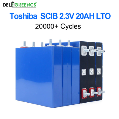 SCIB 2.3V 20ah LTO Baterai Lithium Titanate untuk PV