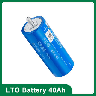 66160 40AH Titanate Lithium Ion Yinlong LTO Sel Untuk Audio Mobil 16000 Siklus Umur Panjang
