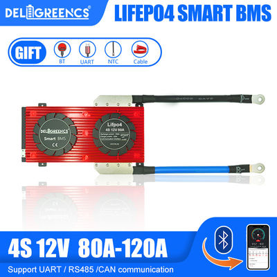NMC Smart Hardware BMS 4S 12V 80A Untuk Baterai Lithium Bluetooth RS485 BISA PCB