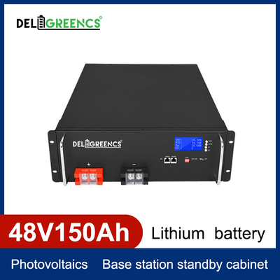 Baterai Rak Server Lifepo4 48V 150AH Untuk Penyimpanan Energi Tenaga Angin Tenaga Surya Handybrite