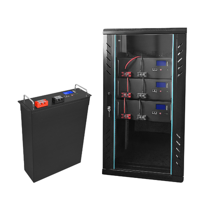 Baterai Rak Server Lithium Lifepo4 48V 50AH Grade A Untuk Penyimpanan Tenaga Surya