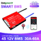 Deligreen Smart Bms Lifepo4 Baterai 4s 80a 100a 12v Dengan UART BT 485 DAPAT Berfungsi Untuk RV Penyimpanan Luar Ruangan