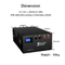 New Lifepo4 Case 48V Diy Kit Dengan 16S 200A Bms Untuk Kasus Baterai 280Ah